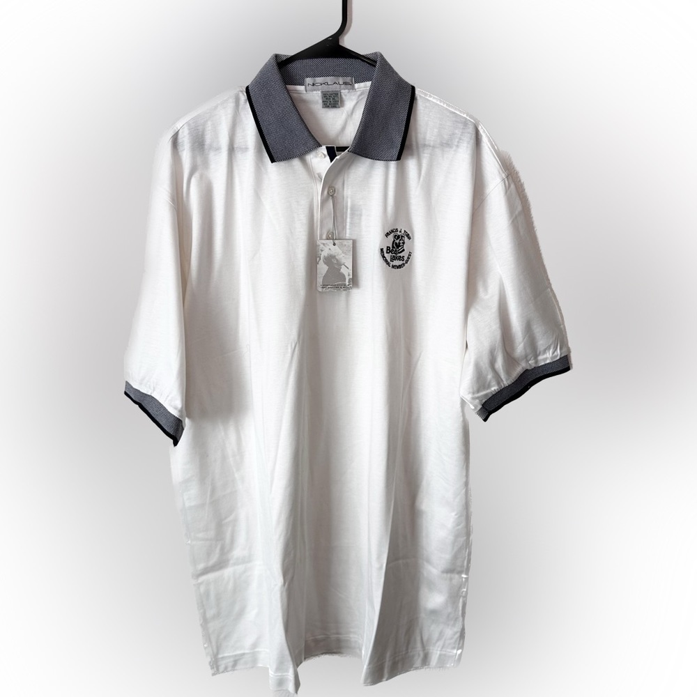 Nicklaus Men's Short Sleeve Golf Polo Shirt Sz XL Bear Lakes